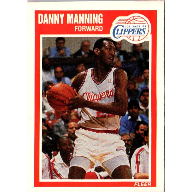 1989 Fleer Danny Manning #71 Rookie
