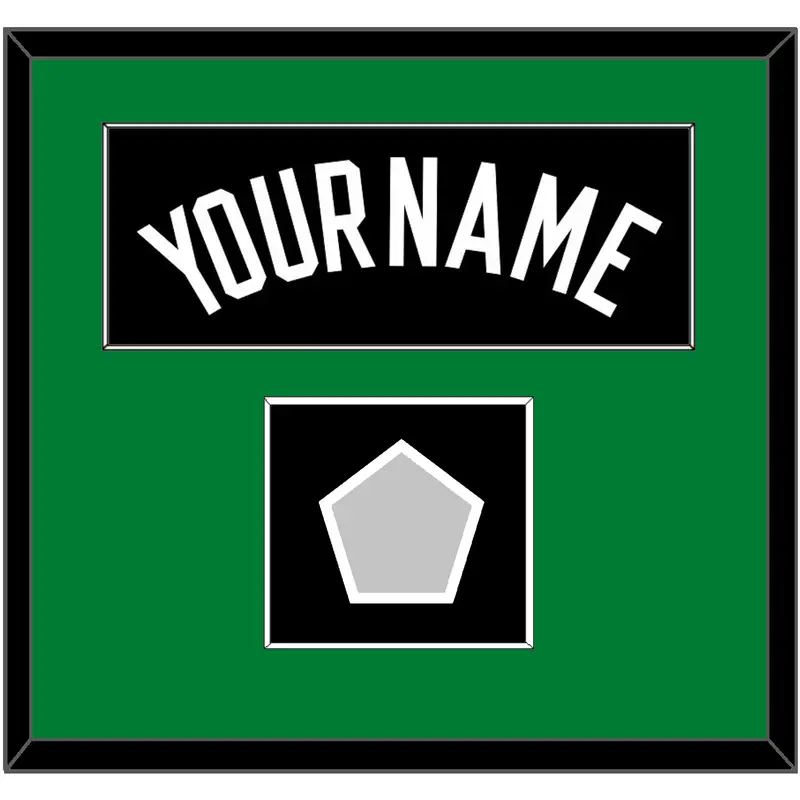 Boston Name & Champions Patch - Black Statement - Single Mat 2