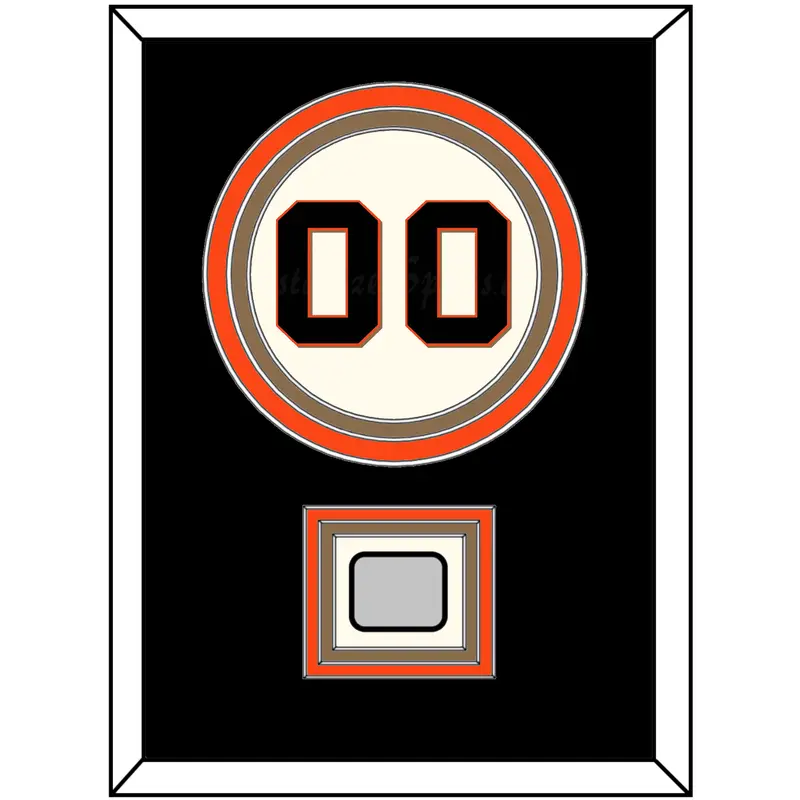 San Francisco Number & World Series Jersey Patch - Home Cream (2000-2021) - Triple Mat 3