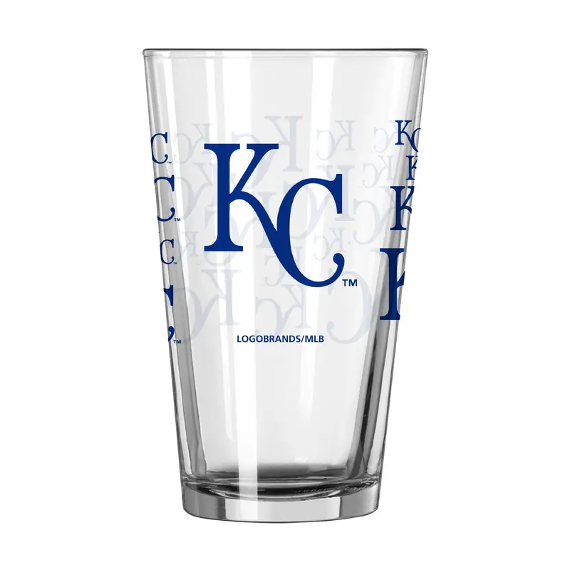 Kansas City Royals 16oz Scatter Pint Glass