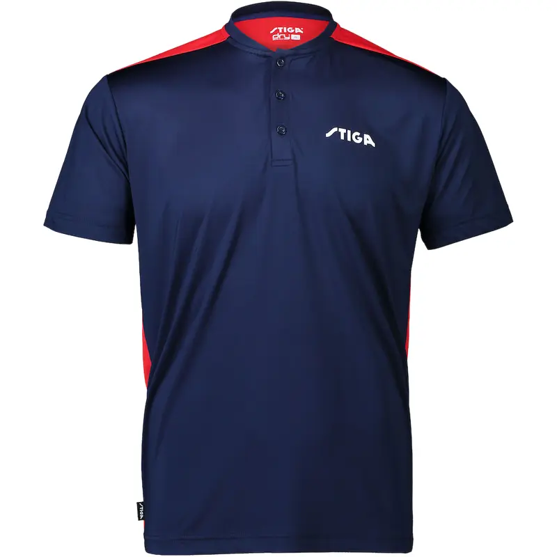 Cosco STIGA T Shirt CLUB Navy/Red | KIBI Sports