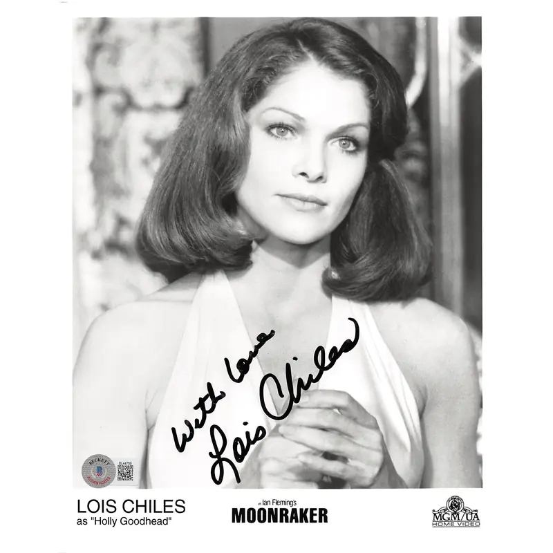 Lois Chiles Moonraker "With Love" Authentic Signed 8x10 Photo BAS #BL44759