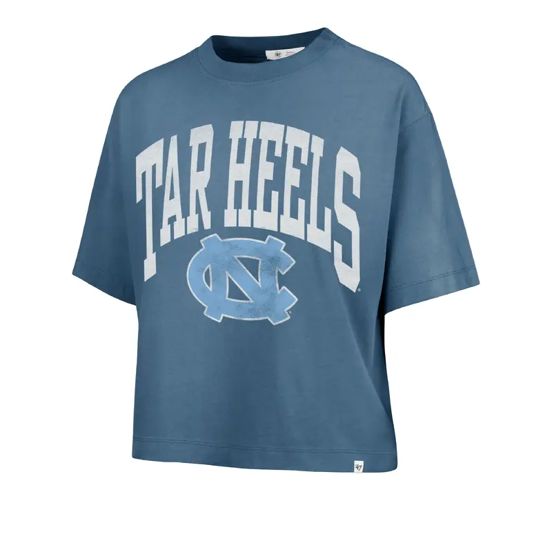 NORTH CAROLINA TAR HEELS UNC SHALE '47 MONTAUK CROP TEE WOMENS