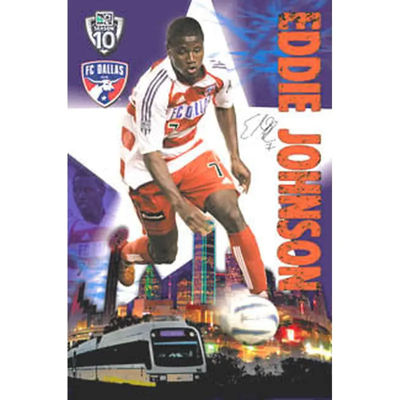 Eddie Johnson "Signature Series" FC Dallas MLS Soccer Poster - S.E. 2005