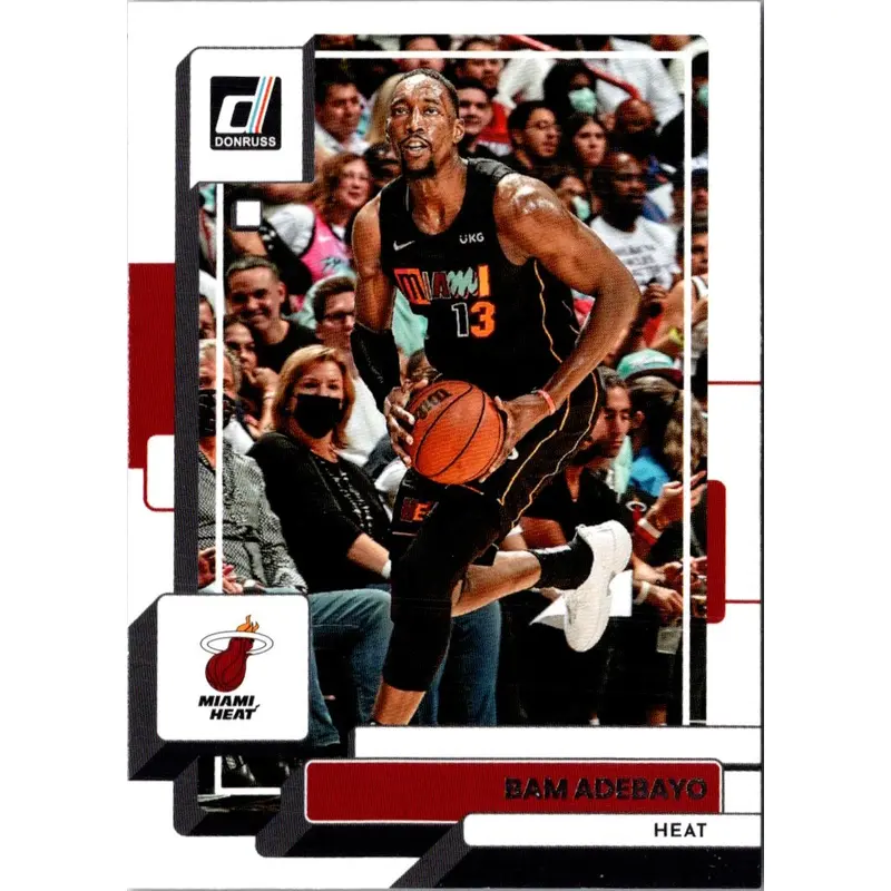 2022 Donruss Holo Laser Red/Gold Bam Adebayo #72