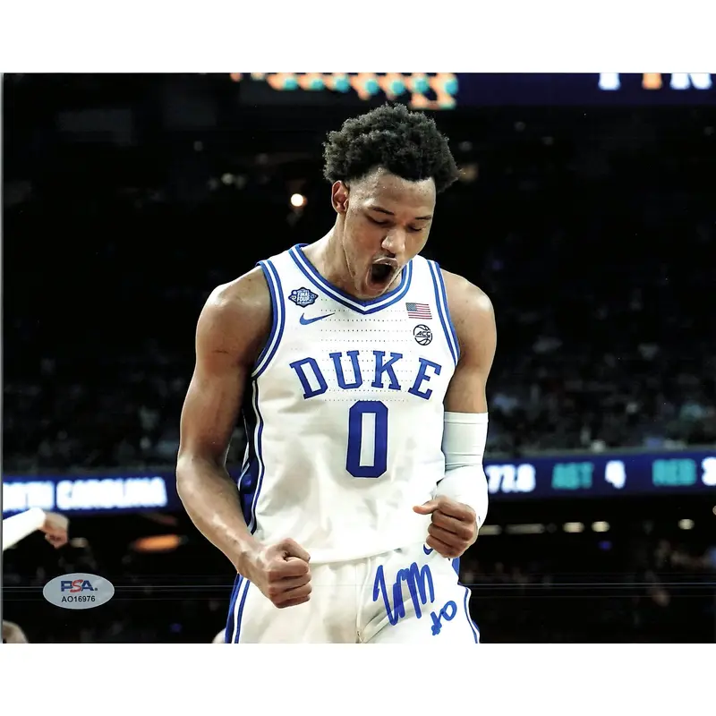 WENDELL MOORE signed 8x10 Photo PSA/DNA Duke Blue Devils Autographed