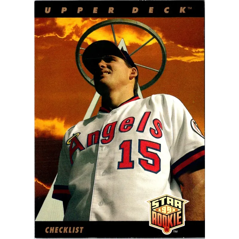1992 Upper Deck Star Rookie Checklist #1