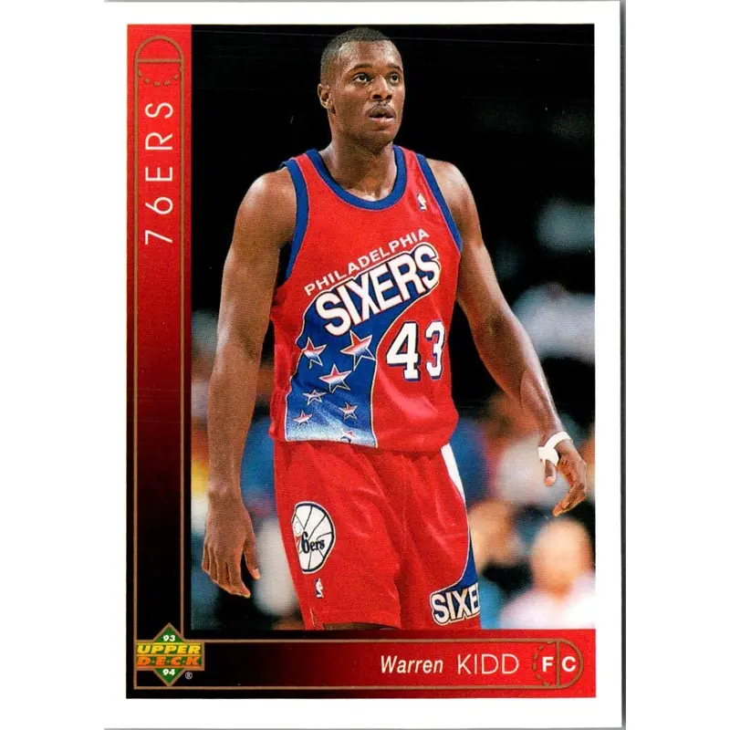 1993 Upper Deck Warren Kidd #349 Rookie