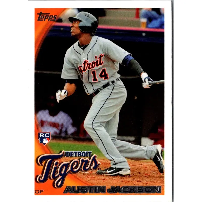 2010 Topps Austin Jackson #503 Rookie