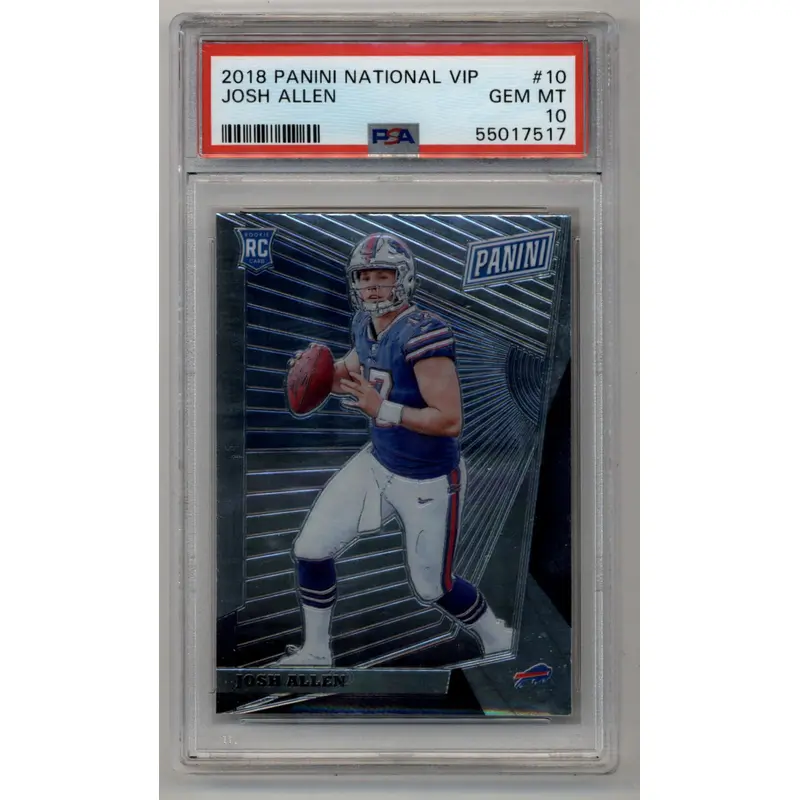 Josh Allen 2018 National VIP #10 PSA 10 Gem Mint 7517