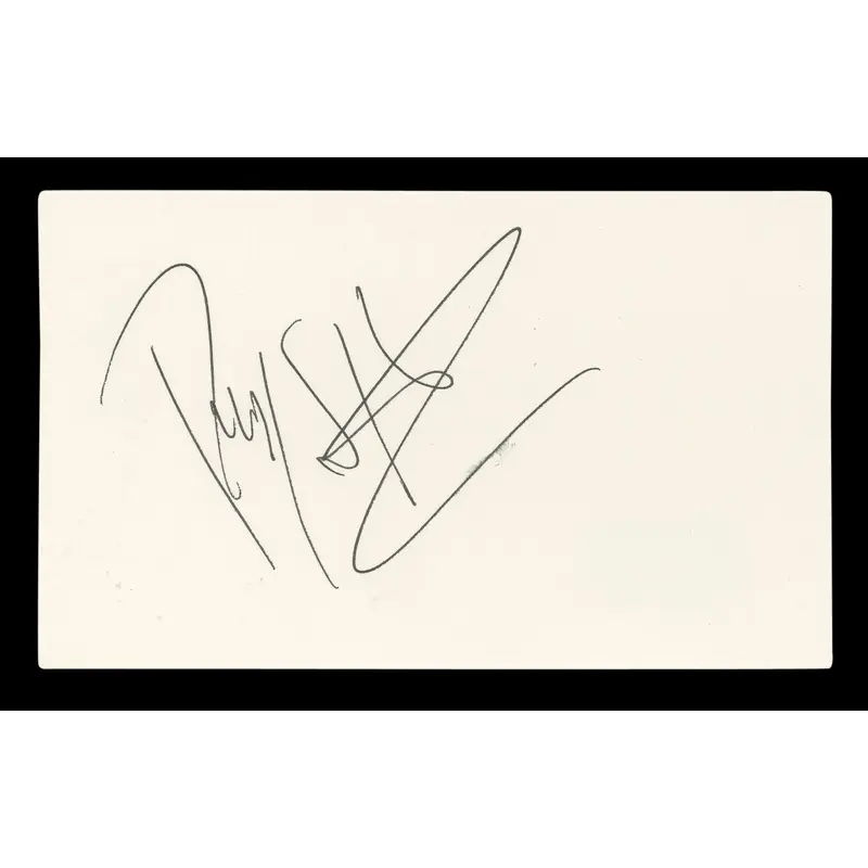 Pauly Shore Son in Law Authentic Signed 3x5 Index Card Autographed BAS #BL96635