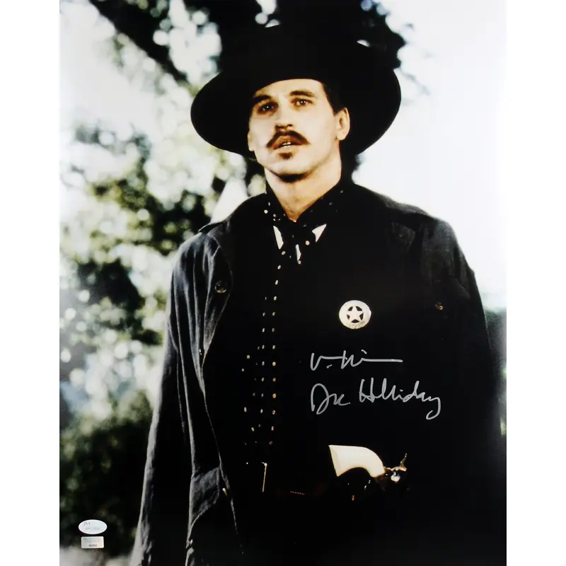Val Kilmer Tombstone "Doc Holliday" Authentic Signed 16X20 Photo JSA Witness