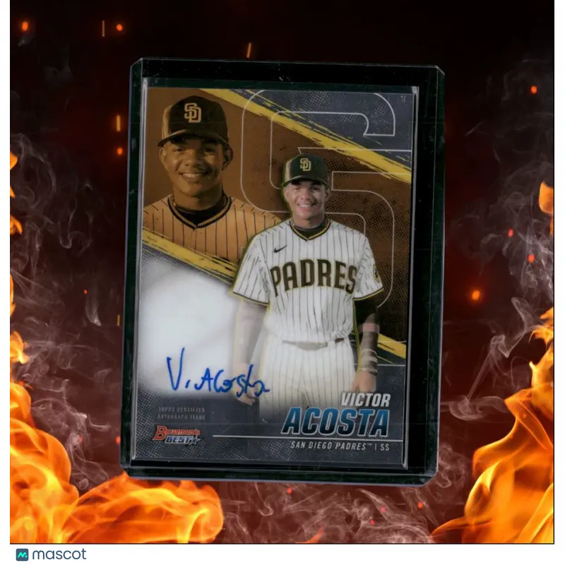 2021 Bowman's Best Victor Acosta Best of 2021 Prospect (B) Auto #B21-VA