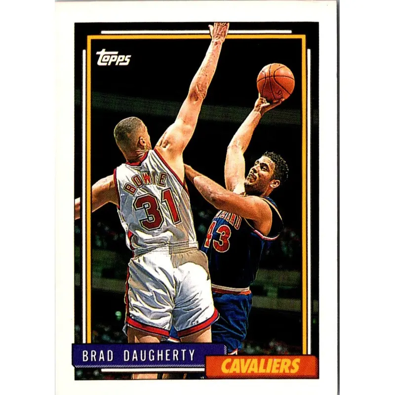 1992 Topps Gold Brad Daugherty #352