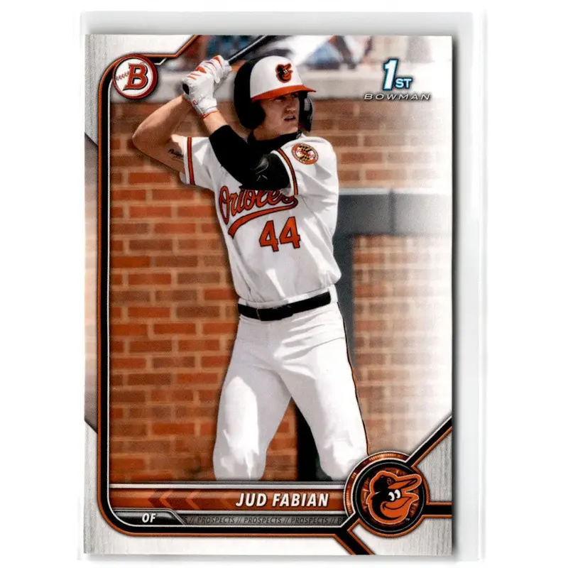 2022 Bowman Draft Baseball Jud Fabian #BD-114 Rookie