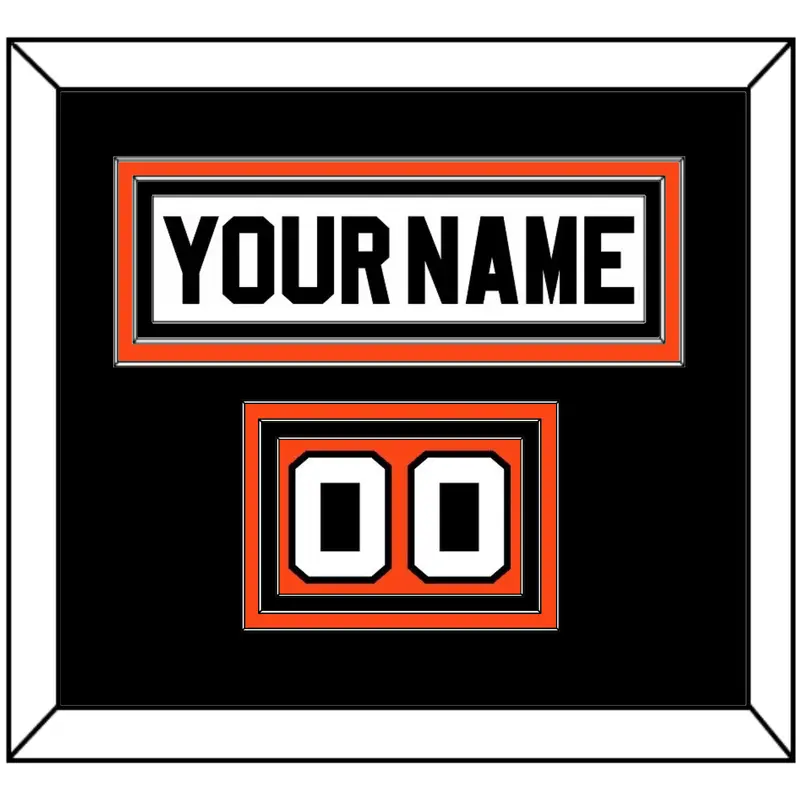 Philadelphia Nameplate & Number (Shoulder) - Home White (1972-1983) - Triple Mat 5