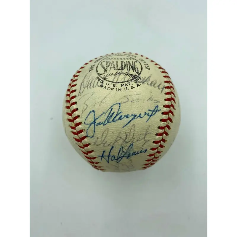 1968 San Francisco Giants Team Signed Baseball Willie Mays Mccovey JSA COA
