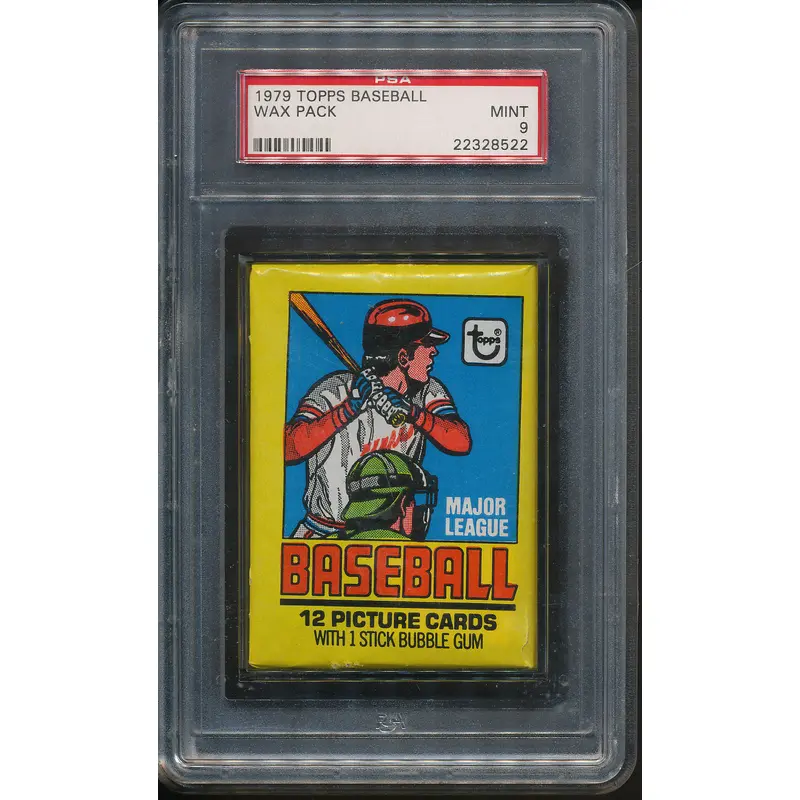 1979 Topps Baseball Unopened Wax Pack PSA 9