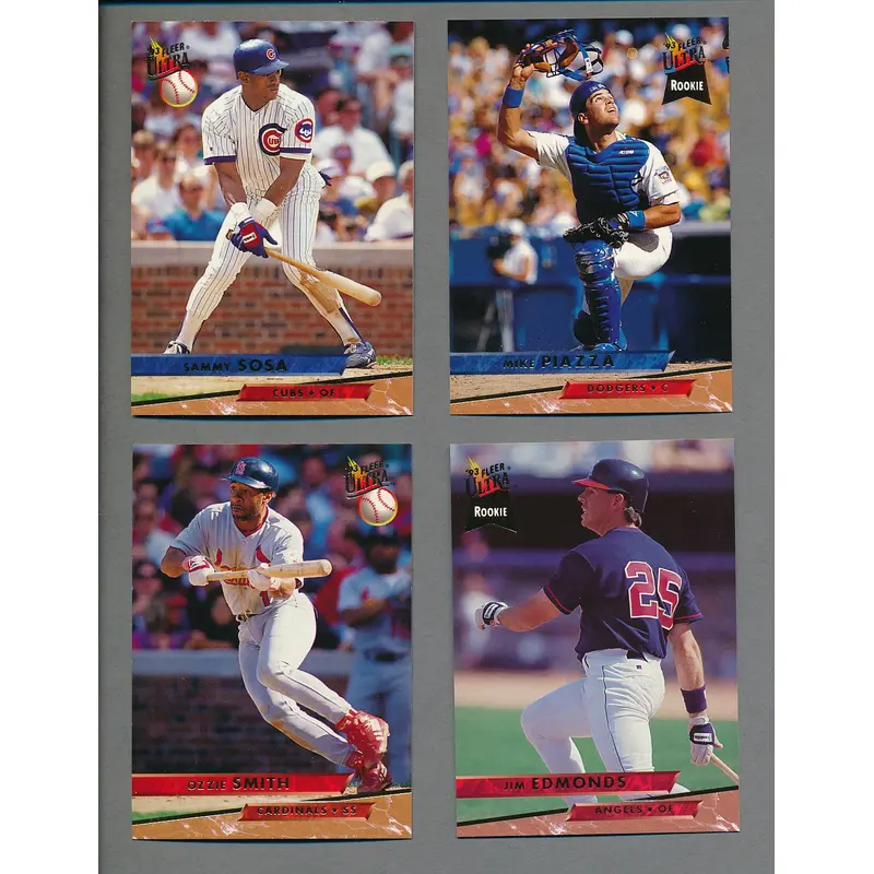 1993 Fleer Ultra Baseball Complete Set (w/ Inserts) (650)  NM/MT MT