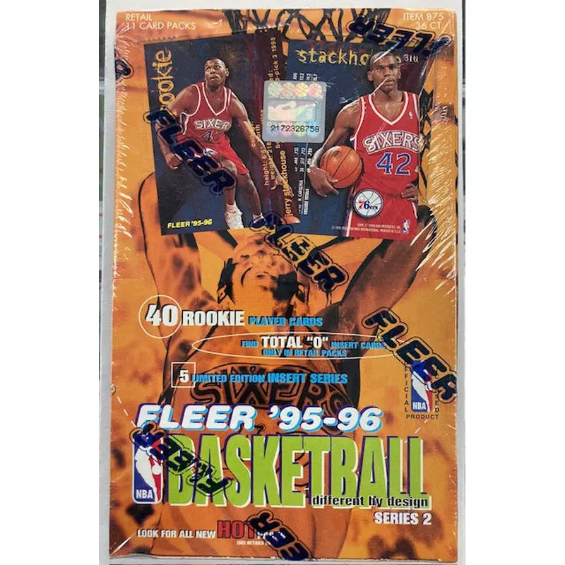1995-96 Fleer Basketball Series 2 Box Retail Packs