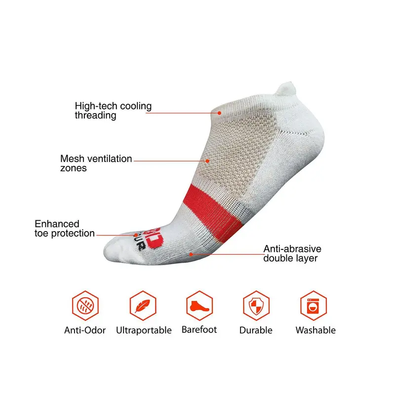 Ankle Length Breathable Training Socks WhiteWod Armour | Kibi Sports