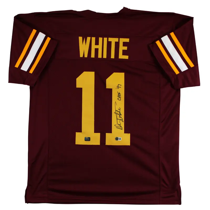 Arizona State Danny White "CHOF 97" Signed Maroon Pro Style Jersey BAS Witnessed