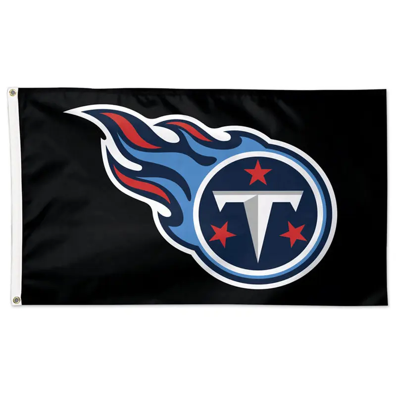 Tennessee Titans Official NFL Football 3'x5' Deluxe-Edition Flag - Wincraft Inc.