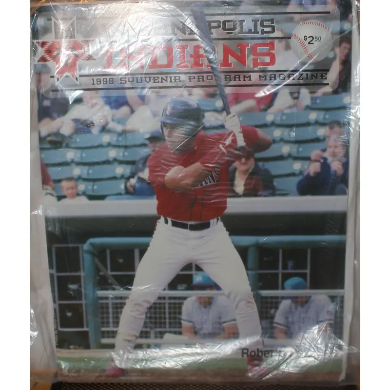 1998 Durham Bulls vs Indianapolis Indians Baseball Program
