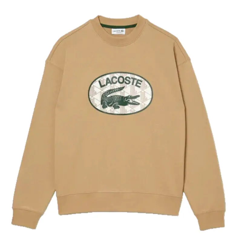 LACOSTE MENS BEIGE LACOSTE SWEATSHIRT SH2524 02S