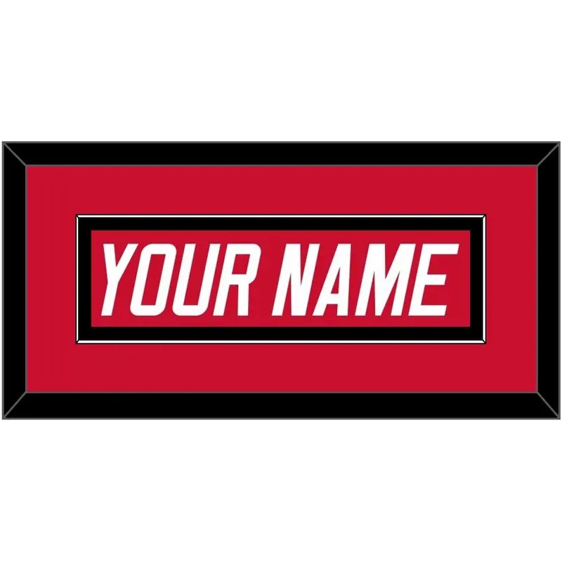 Carolina Nameplate - Road Red (1997-2000) - Single Mat 2