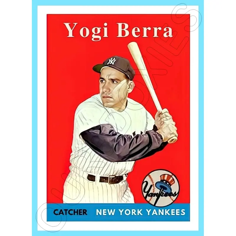 Yogi Berra 1958 Topps Custom Card - 4115