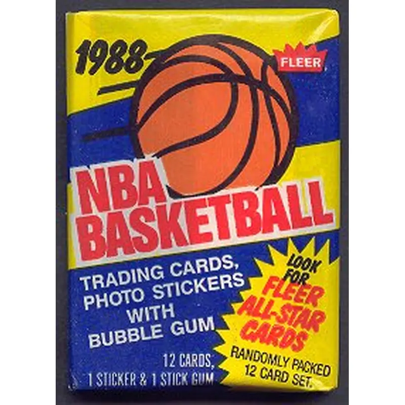1988/89 Fleer Basketball Unopened Wax Pack