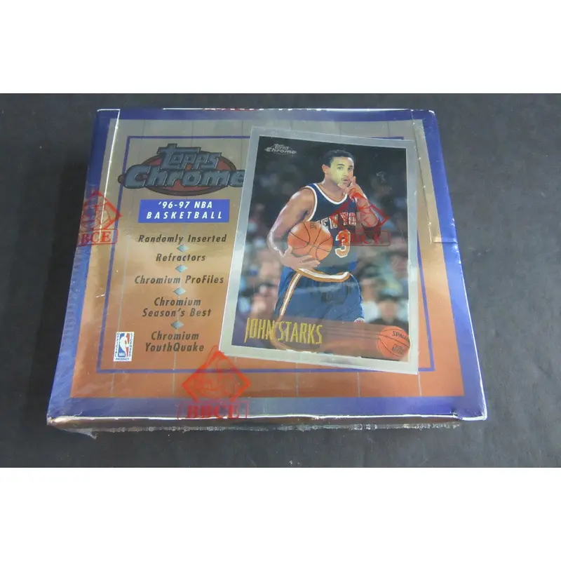 1996/97 Topps Chrome Basketball Box (Retail) (BBCE)