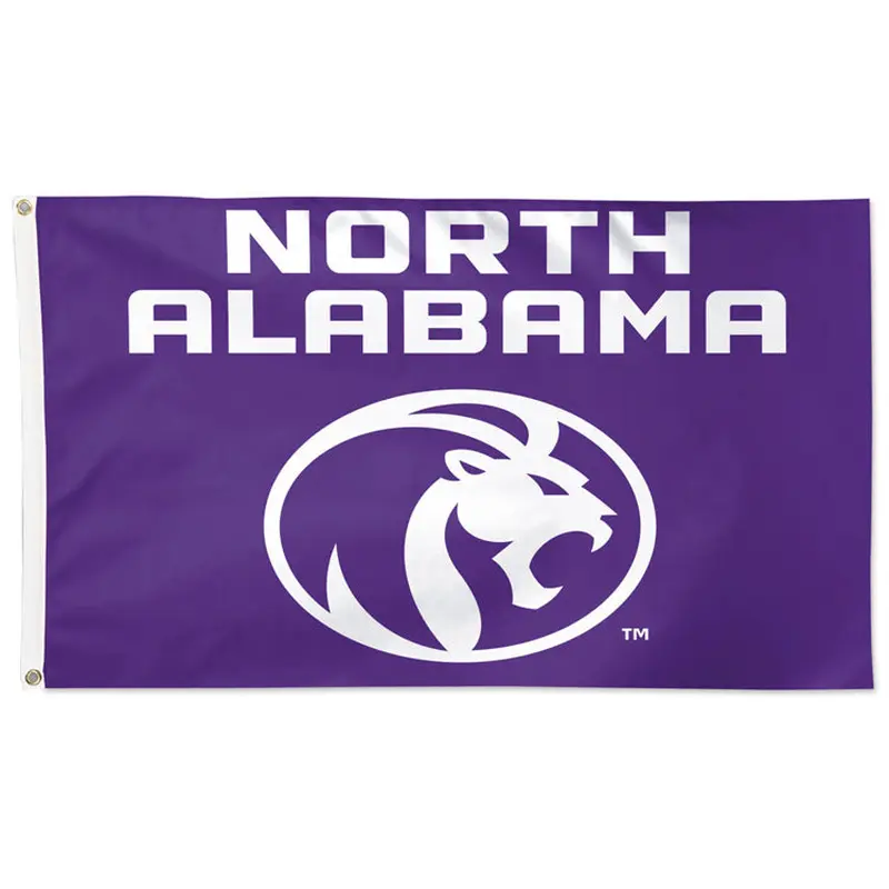 North Alabama Lions Official NCAA Deluxe 3'x5' Team Flag - Wincraft Inc.