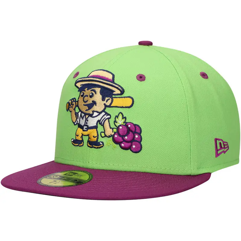 Vieros de Tri-City New Era Copa de la Diversin 59FIFTY Fitted Hat - Neon Green