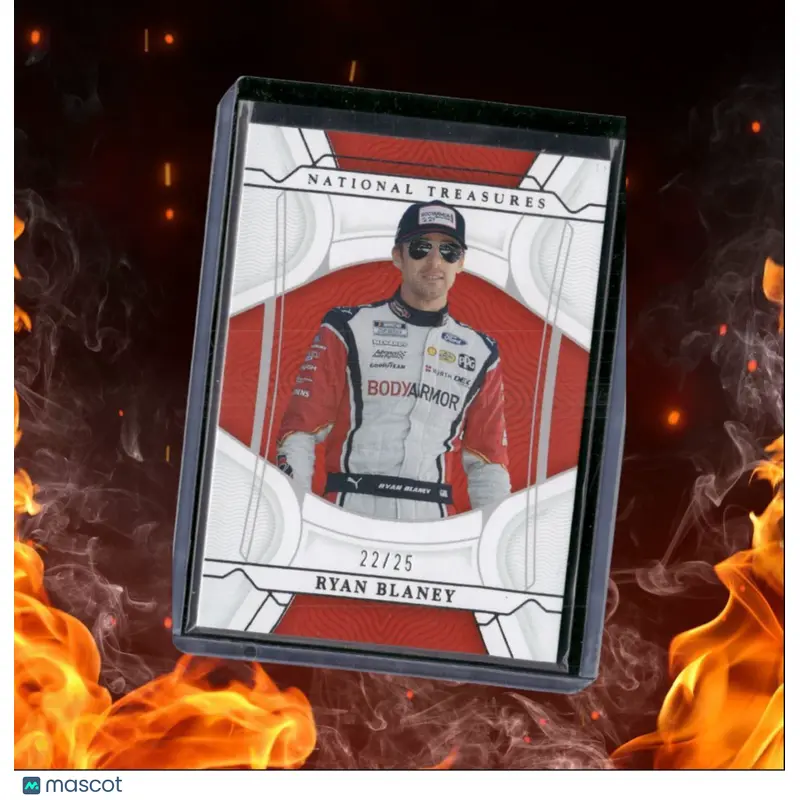 2022 Panini National Treasures Racing Ryan Blaney Holo Silver #26