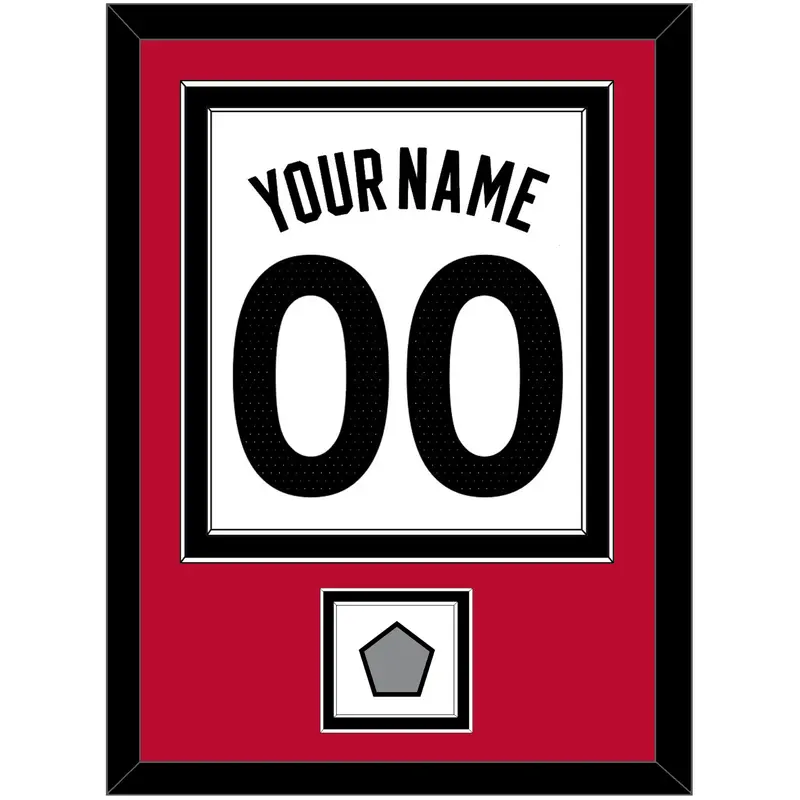 Toronto Name & Number With Finals Patch - White Association (2015-2020) - Double Mat 2