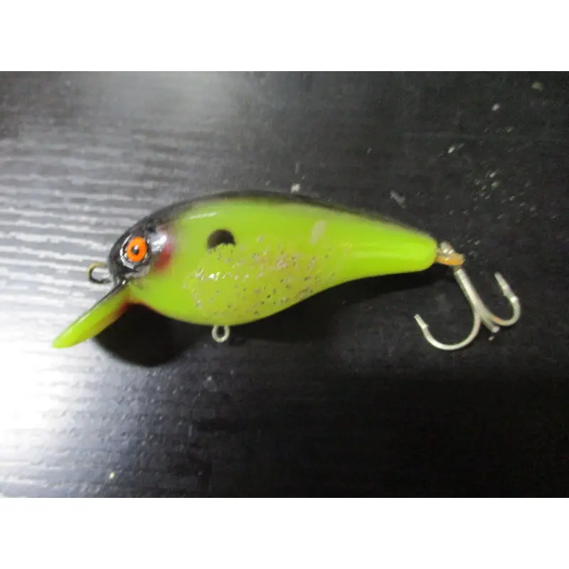 Used Cordell Big O Green with Black Back Rattling Crankbait Lure