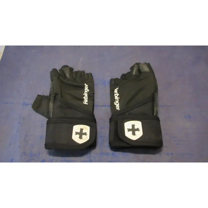Used Harbinger Weight Lifting Gloves Adult Size Large