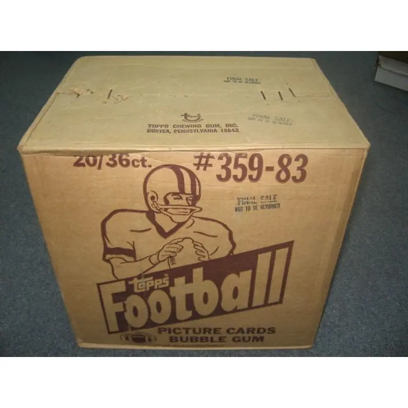 1983 Topps Football Unopened Wax Case (20 Box)