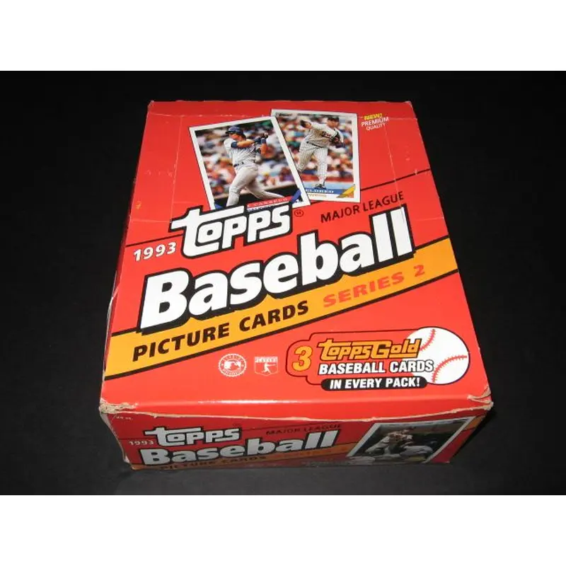 1993 Topps Baseball Series 2 Unopened Rack Pack (Authenticate)
