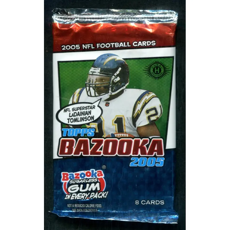 2005 Topps Bazooka Football Unopened Pack (Hobby) (8)