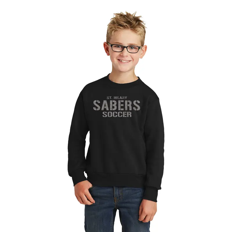 St. Hilary Sabers Soccer Youth Crewneck Sweatshirt