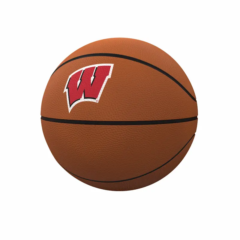 Wisconsin Brown Full-Size Composite Basketball