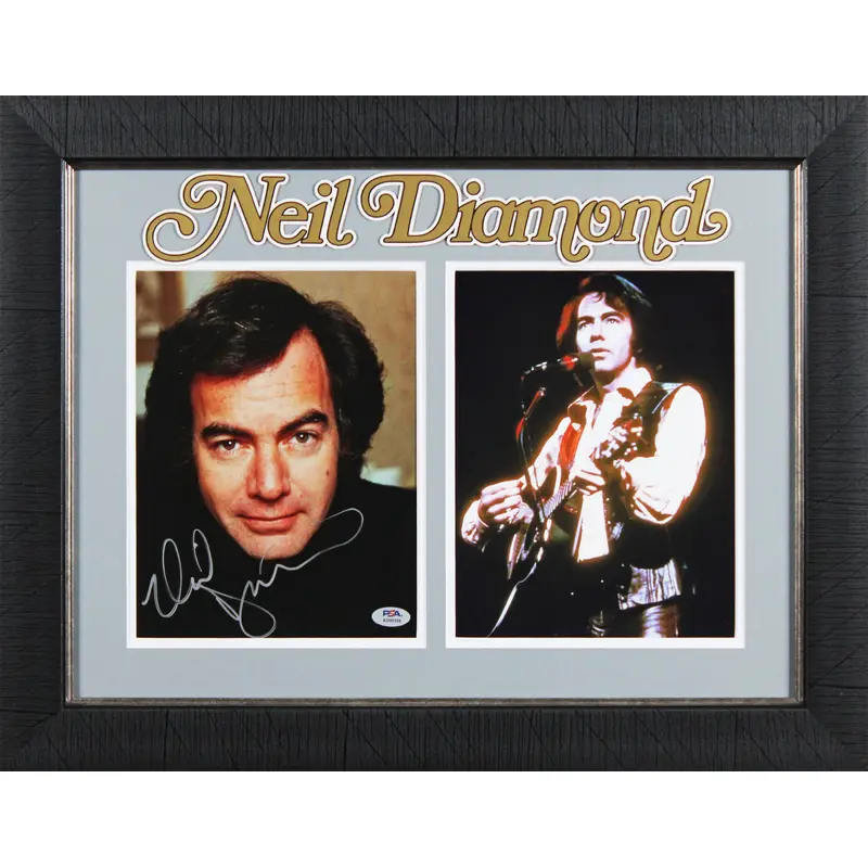 Neil Diamond Authentic Signed 8x10 Framed Photo Autographed PSA/DNA #AO90166