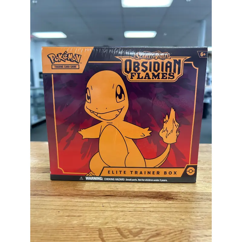 Pokemon Scarlet and Violet: Obsidian Flames Elite Trainer Box