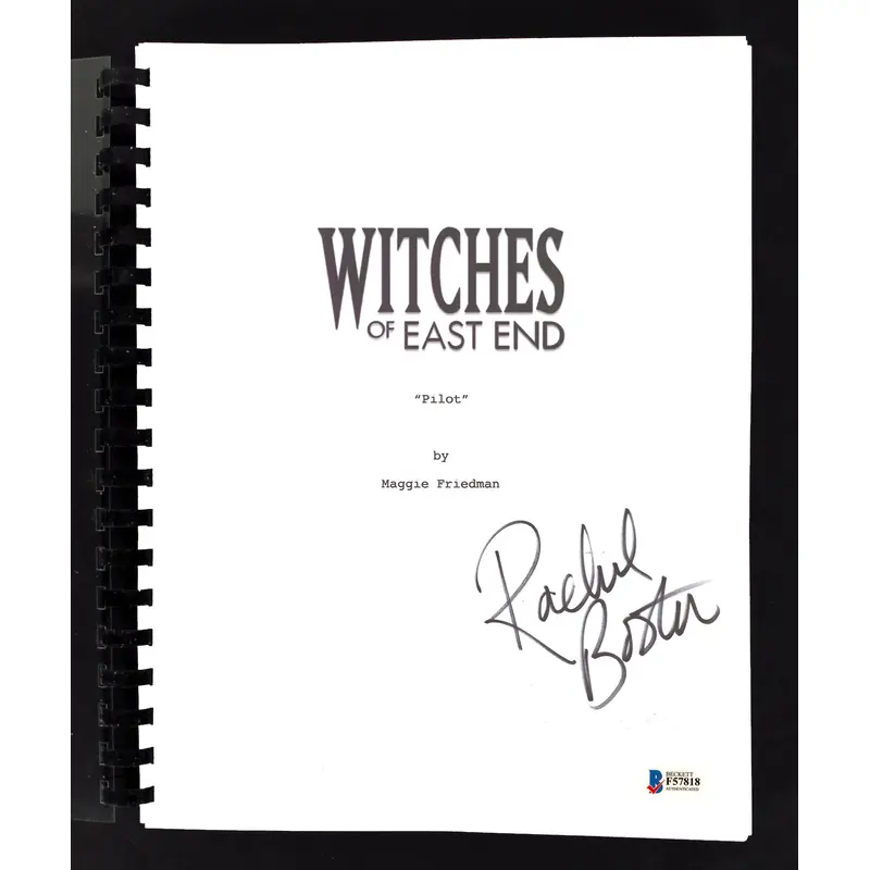 Rachel Boston Signed Witches of East End Pilot Episode TV Script BAS #F57818