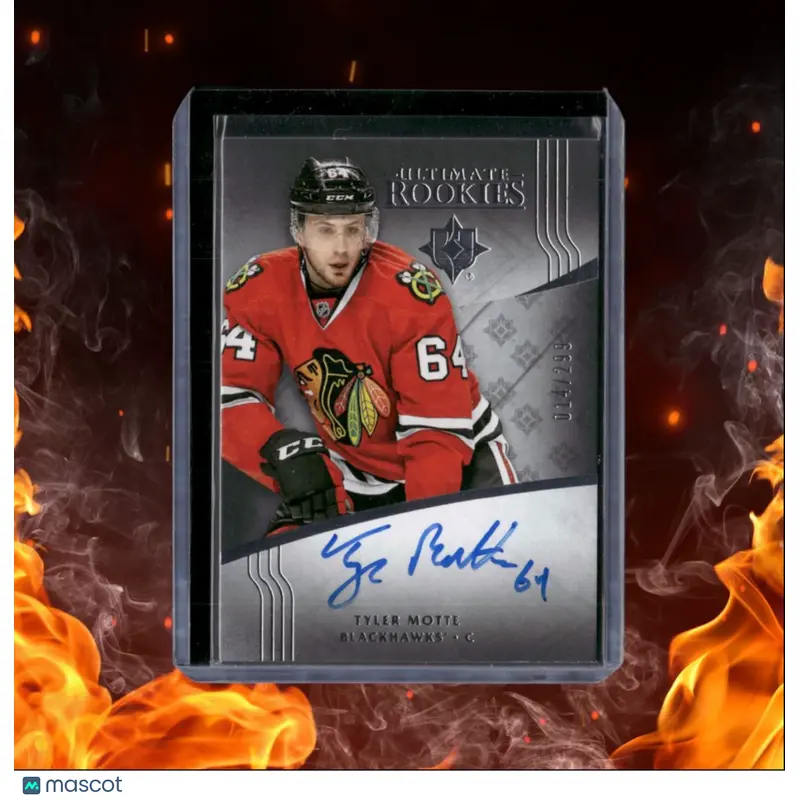 2016-17 Upper Deck Ultimate Tyler Motte Rookie Auto 014/299 #144