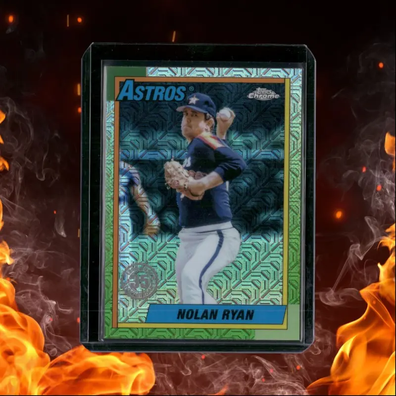 2025 Topps Nolan Ryan Retro 1990 Anniversary Mojo Chrome #T90C-9