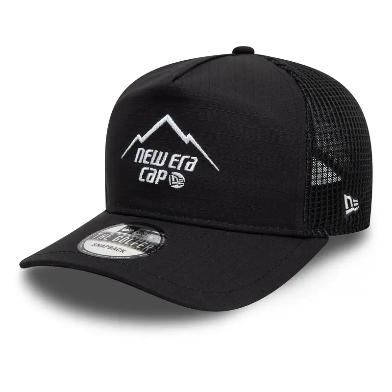 New Era Outdoor Black Golfer Adjustable Cap